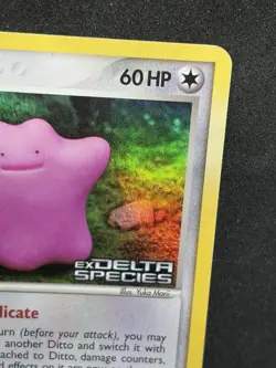 Pokemon TCG Ditto EX Delta Species Card 35/113 Reverse Holo Stamped MP Condition - Image 3
