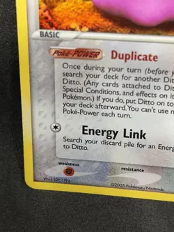 Pokemon TCG Ditto EX Delta Species Card 35/113 Reverse Holo Stamped MP Condition - Image 5
