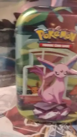 Pokemon Prismatic Evolutions SV8.5 Espeon Mini Tin Factory Sealed 2x Packs - Image 2