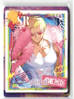 Donquixote Doflamingo SR SR-023 MINGKA One Piece Anime Collectible Card - Image 1