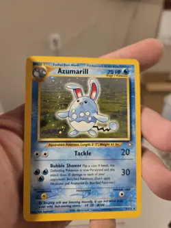 Azumarill 2/111 Unlimited Holo Rare Neo Genesis Pokemon Card - Image 1