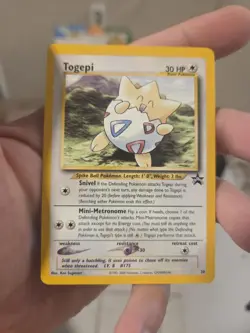 Pokemon TCG Togepi Card 30 WOTC Promo Black Star Pokemon Tcg - Image 1