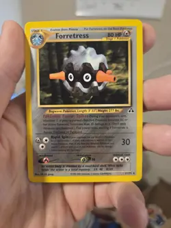 Forretress #21/75 2001 Neo Discovery Rare Non-Holo WotC Vintage Pokemon Card - Image 1