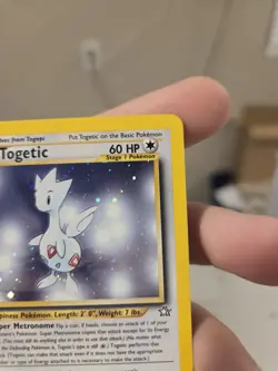 Pokemon TCG Togetic Holo Rare Card 16/111 Neo Genesis Vintage 2000 - Image 3