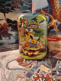 Pokemon Prismatic Evolutions SV8.5 Jolteon Mini Tin Factory Sealed 🌟✨🌙💫 - Image 1