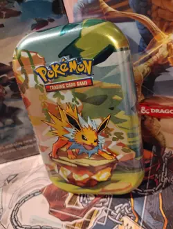 Pokemon Prismatic Evolutions SV8.5 Jolteon Mini Tin Factory Sealed 🌟✨🌙💫 - Image 4