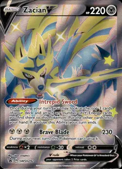 Zacian V (Shiny) - Holo Promo SWSH: Sword & Shield Promo Cards SWSH292 NM - Image 1