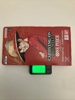 One Piece OP13 Carrying On His Will Sleeved Booster Pack Heavy 37.89g TCG Bandai - Image 1