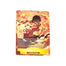 🔥 One Piece OP16 Portgas D. Ace SEC AA Alt Art OP16-118 English NM - Image 2