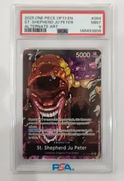 2025 ONE PIECE OP13-CARRYING ON HIS WILL #084 ST. SHEPHERD JU PETER PSA 9 - Image 1