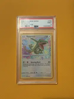 2020 POKEMON SWORD & SHIELD VIVID VOLTAGE #138 RAYQUAZA PSA 9 - Image 1