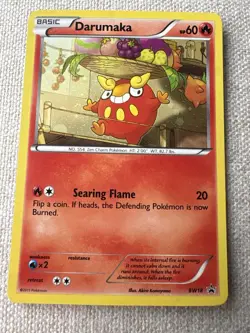 2011 Pokemon DARUMAKA Black Star Promo Set COSMOS HOLO Foil Card #BW18 - Image 1