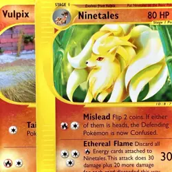 Vulpix + Ninetales Bundle - Pokemon TCG - Expedition - 57 & 136 - LP - Image 1