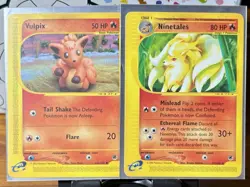 Vulpix + Ninetales Bundle - Pokemon TCG - Expedition - 57 & 136 - LP - Image 2