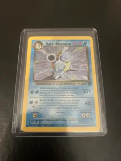 DARK BLASTOISE HOLO 3/82 NR MINT POKEMON CARD TEAM ROCKET - Image 1