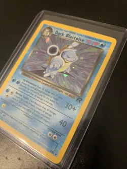 DARK BLASTOISE HOLO 3/82 NR MINT POKEMON CARD TEAM ROCKET - Image 2