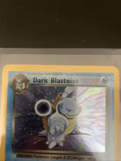 DARK BLASTOISE HOLO 3/82 NR MINT POKEMON CARD TEAM ROCKET - Image 3