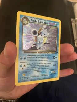 DARK BLASTOISE HOLO 3/82 NR MINT POKEMON CARD TEAM ROCKET - Image 5