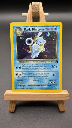 Pokemon Card Dark Blastoise 3/82 Holo Rare Team Rocket Set WOTC 1999 NM - Image 1