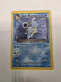 Pokemon Dark Blastoise 3/82 Holo Team Rocket Vintage WOTC Rare Holo Card - Image 1