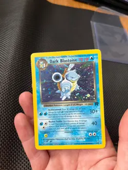 Pokemon Dark Blastoise Holo Rare Card Team Rocket 3/82 LP/MP Condition - Image 4