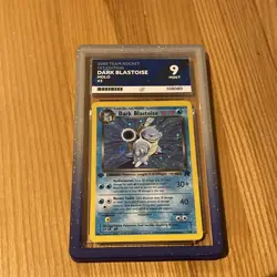 ACE 9 Dark Blastoise 3/82 1st Edition Pokemon Card WOTC Team Rocket Holo MINT - Image 1