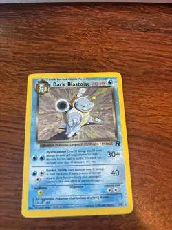 Pokemon Card 3/82 Dark Blastoise Holo Team Rocket WOTC Vintage NM/LP+ - Image 1
