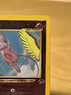 Pokemon Mew TCG Reverse Holo Card 01/18 Southern Islands, Lightly Played - Image 4