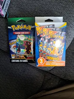 Pokemon TCG Scarlet & Violet Surging Sparks×3 Box + 20 Card Pack All Sealed Gift - Image 1