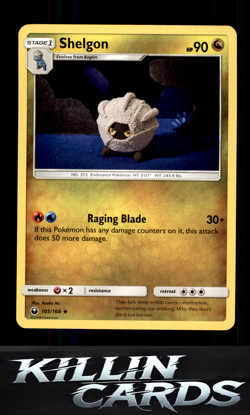 Shelgon 105/168 Pokemon Uncommon SM - Celestial Storm Card NM - Image 1