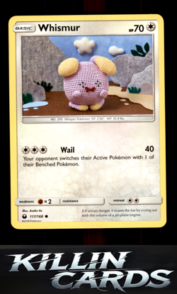Whismur (117) 117/168 Pokemon Common SM - Celestial Storm Card LP - Image 1