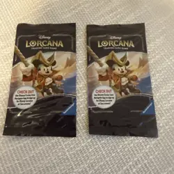 2X DCL Treasure Exclusive Promo Lorcana Mickey Mouse Pirate Captain Card Sealed - Image 2