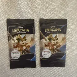2X DCL Treasure Exclusive Promo Lorcana Mickey Mouse Pirate Captain Card Sealed - Image 4