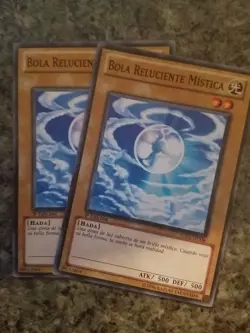 2x Yu-Gi-Oh Mystical Shine Ball SDLS-SP008 Common 1st NM - Spanish!!! - Image 1