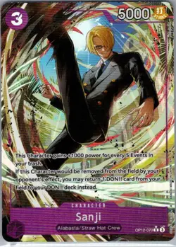 Sanji (Alternate Art) OP12-070 English Legacy of Master - One Piece Card - NM - Image 1