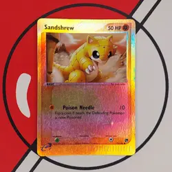 SANDSHREW 75/100 EX Sandstorm Reverse Holo Pokemon Card Moderate Play MP/HP - Image 1