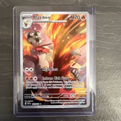 Pokemon TCG Blaziken Card 192/182 Destined Rivals Illustration Rare Mint - Image 1