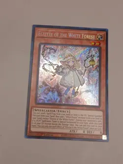 YUGIOH! Elzette of the White Forest INFO-EN014 Secret Rare 1st Edition NM - Image 2