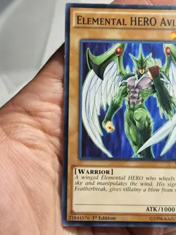 Yugioh Elemental HERO Avian SDHS-EN006 Common 1st Edition - Image 4