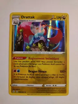 Carte Pokemon - Drattak Holographique - 109/203 Evolution Celeste EB07 - Image 1
