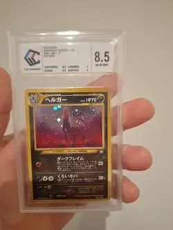 Houndoom Holo 2000 Japanese Neo 3 #229 Pokemon Card CCC Graded 8.5 - Image 3