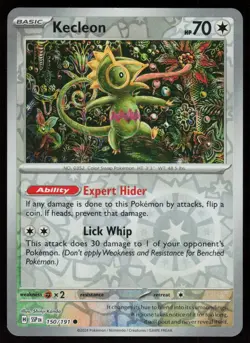 Kecleon 150/191 Common Surging Sparks Pokemon Reverse Holo Near Mint - Image 1