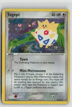 Togepi 50/109 Reverse Holo Team Rocket Returns Pokemon NM - Image 1