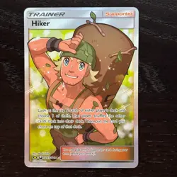 Hiker SV85/SV94 Pokemon Hidden Fates Sun Moon Full Art Shiny Vault Rare Holo NM - Image 1