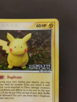 Ditto - (Pikachu) 39/113 Delta Species Reverse Holo Rare Pokemon TCG MP - Image 2