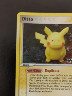 Ditto - (Pikachu) 39/113 Delta Species Reverse Holo Rare Pokemon TCG MP - Image 5