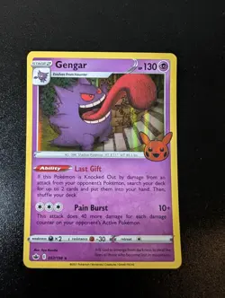 Gengar 057/198 Holo Promo Trick or Trade BOOster Pokemon Near Mint - Image 1