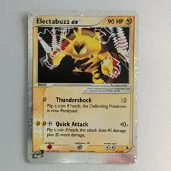 Electabuzz ex EX Ruby & Sapphire Holo Ultra Rare Card 97/109 2003 English - Image 2