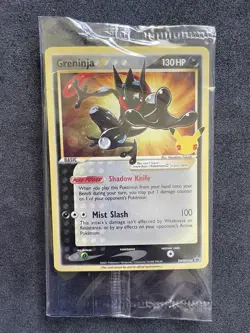 Pokemon Greninja SWSH144 *LP Promo Celebrations Gold Star Holo Error 2021 - Image 3