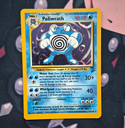 Pokemon TCG Poliwrath 015/130 Base Set 2 Holo Rare 90 HP Stage 2 ENG 1999 - Image 1